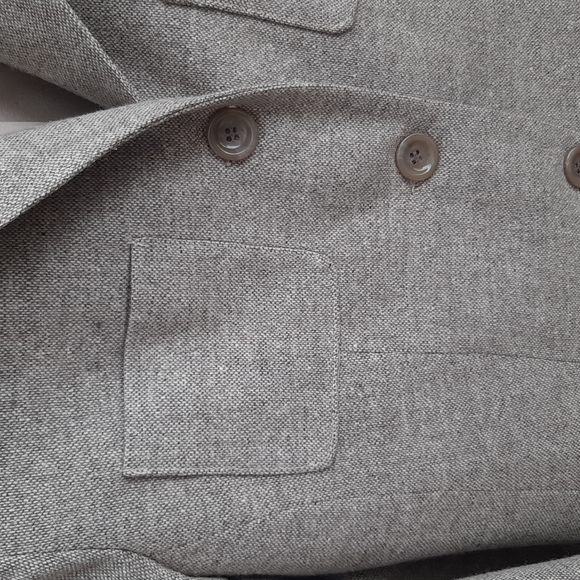 Women's J. Michaels Vintage Wool Blazer with shoulder Pads Size 10 - Picture 4 of 9